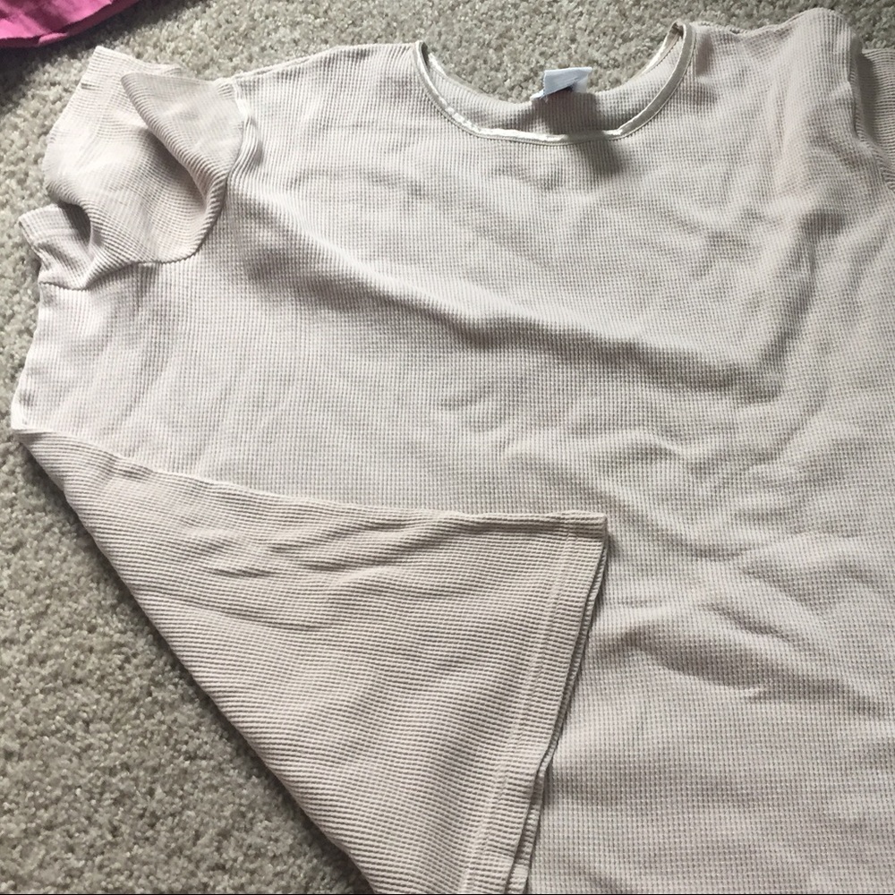 Waffle Knit T Shirt